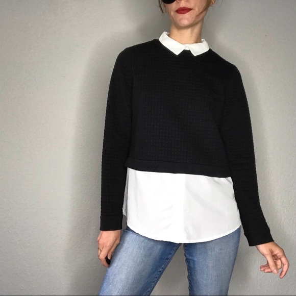 Alice + Olivia Tops - Alice + Olivia employed quilted layered shirt